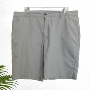 Adidas Climalite Golf Shorts Gray Men’s Size 40 Performance Flat Front